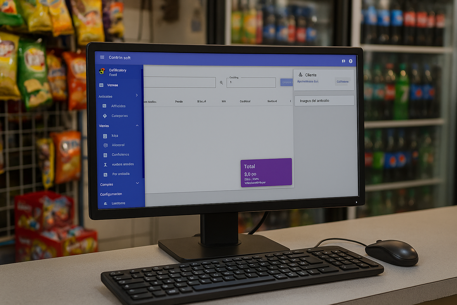 Comercio usando Sistema POS - Caso 3